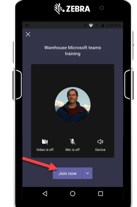 Microsoft Teams Access on Zebra Handheld – Peet's Coffee - DSD Operations